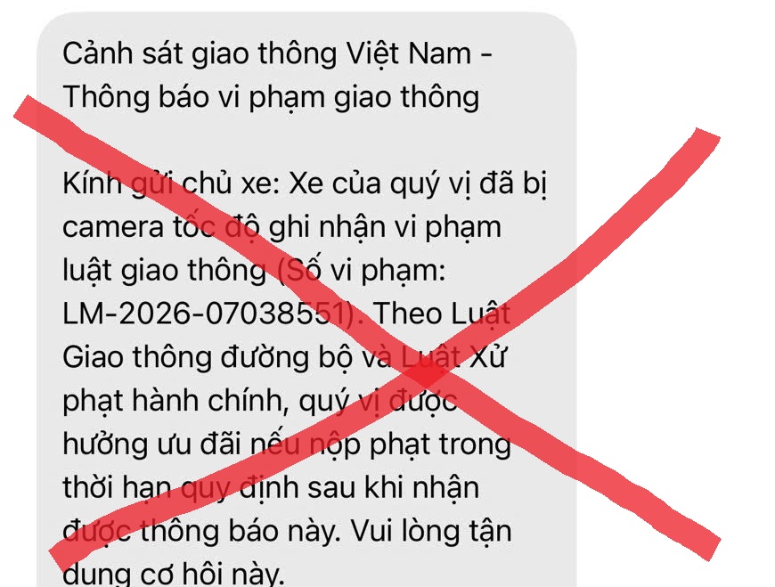Phòng Cảnh sát giao thông: Cảnh báo thủ đoạn lừa đảo 'phạt nguội' qua mạng